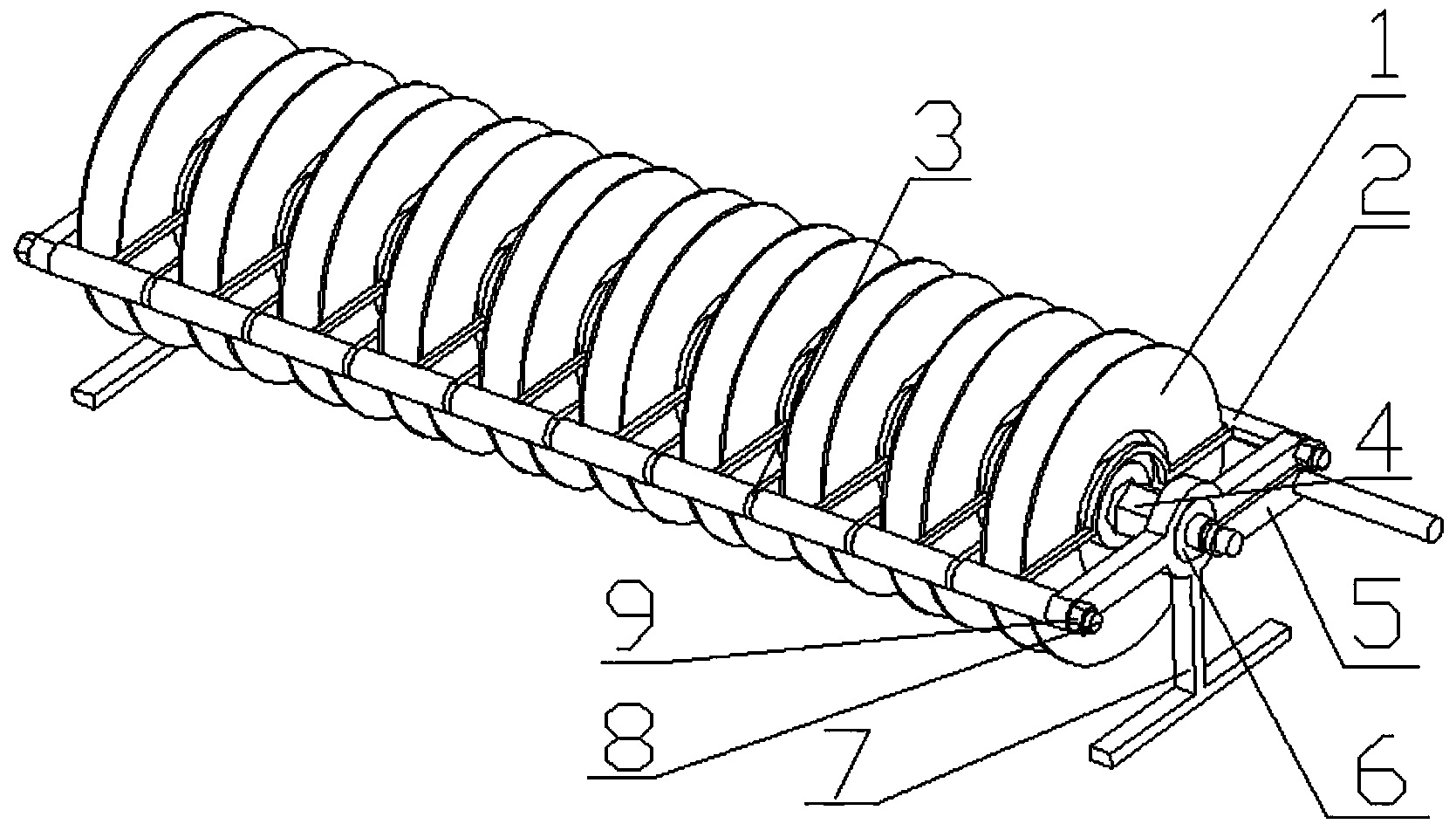 Data line winder for experiments