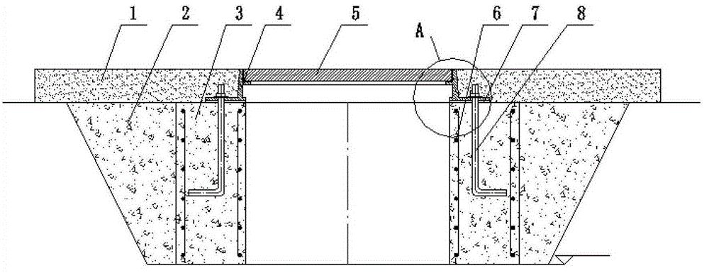 A road inspection well and its construction method