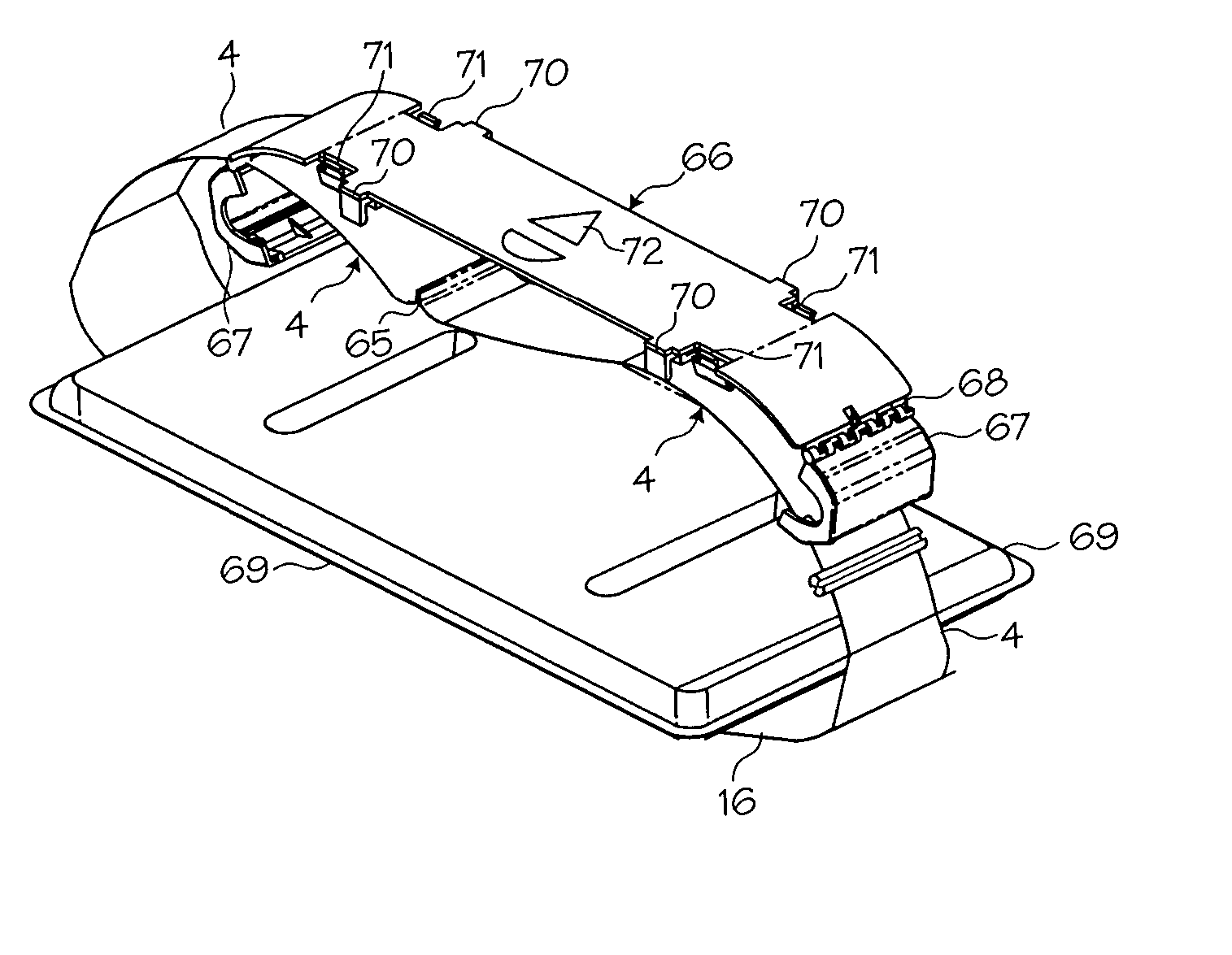 Lightweight electro-mechanical chest compression device