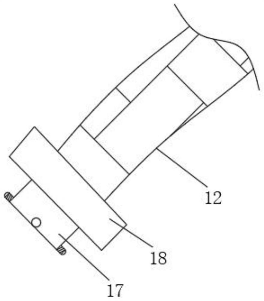 High-precision lifting hook connecting structure for tower crane