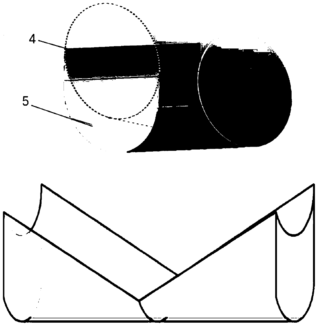 Blending processing method of graphene filled system based on series explosion effect