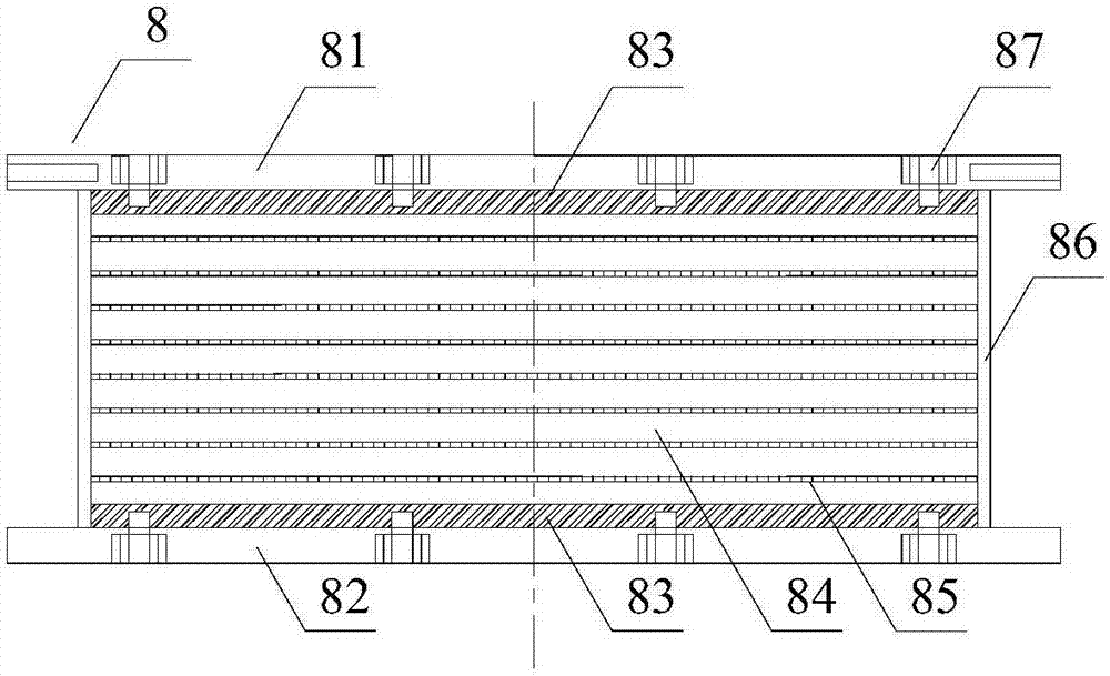 Fire-proof protecting device of building shock-insulation rubber supporting seat and construction method thereof