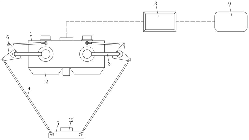 Parallel robot mechanical arm and control method thereof