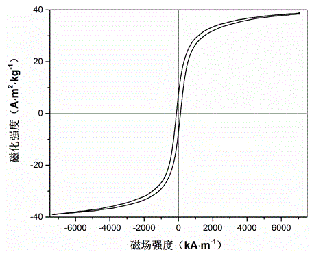 Preparation method of magnetic Fe2O3/Fe3O4 nano-heteroplasmon particles