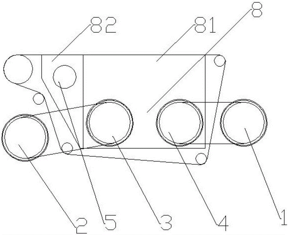 Adsorption formation wind scoop of baby diaper