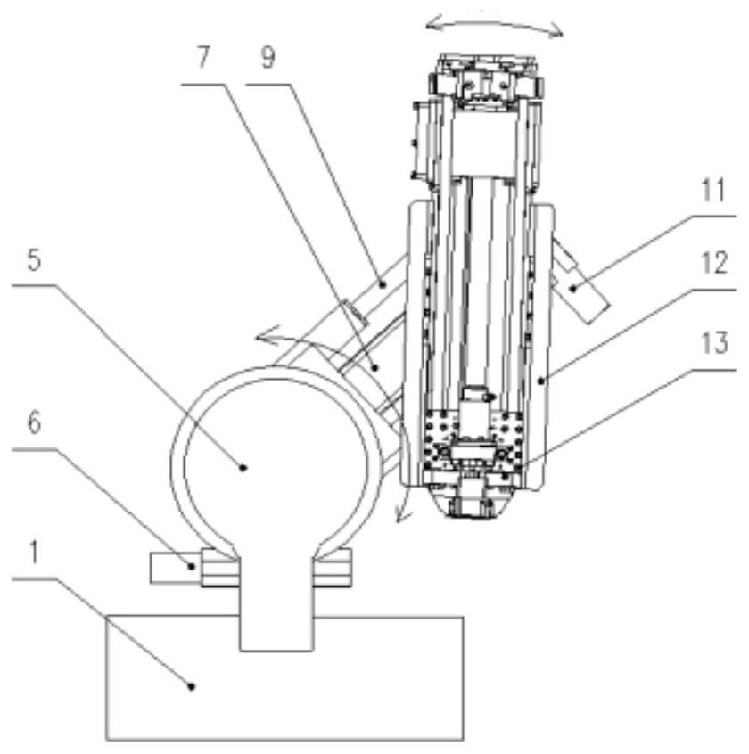 Multi-degree-of-freedom jumbolter system for full-section hard rock heading machine