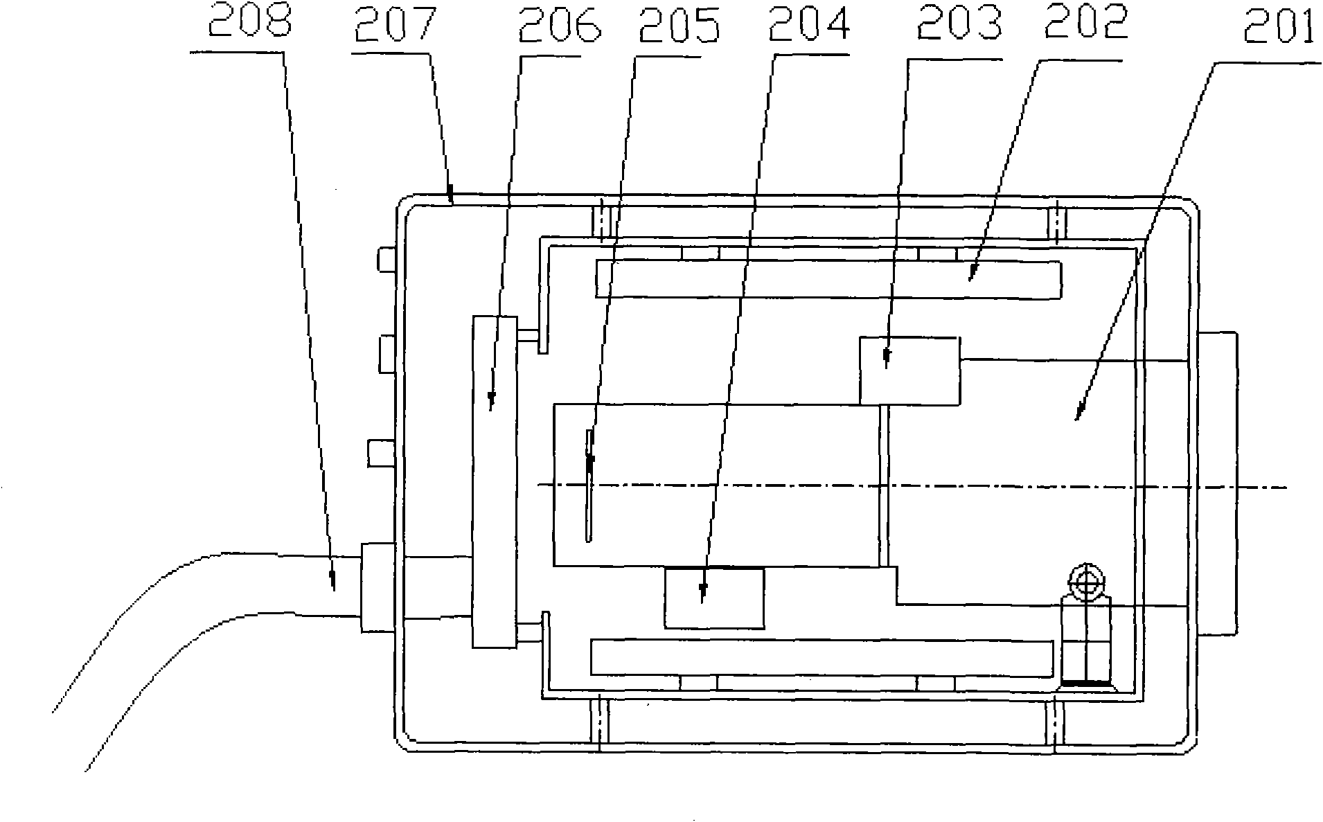 Large-zoom ratio automatic focusing integrated camera