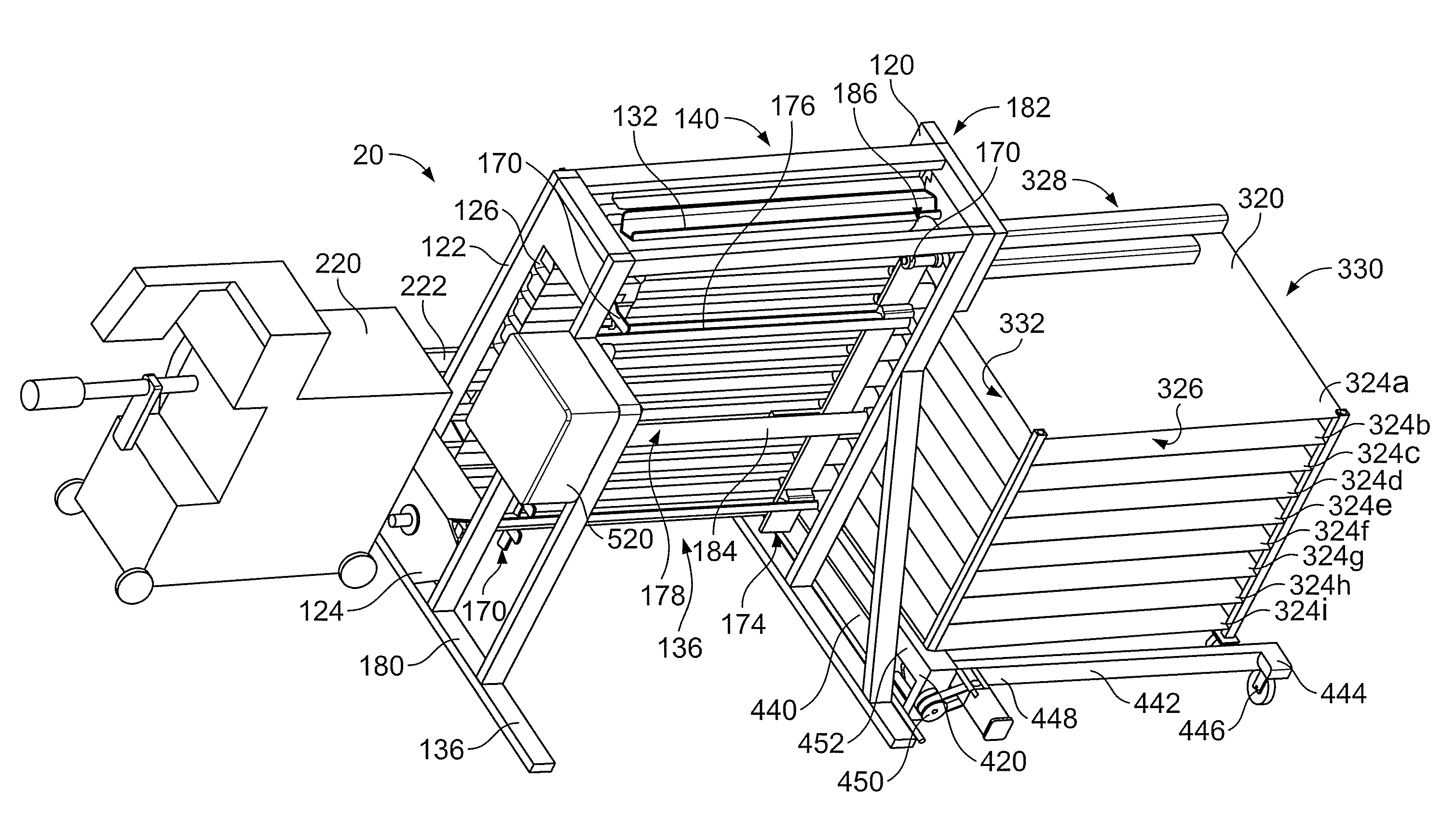 Automatic rack loader