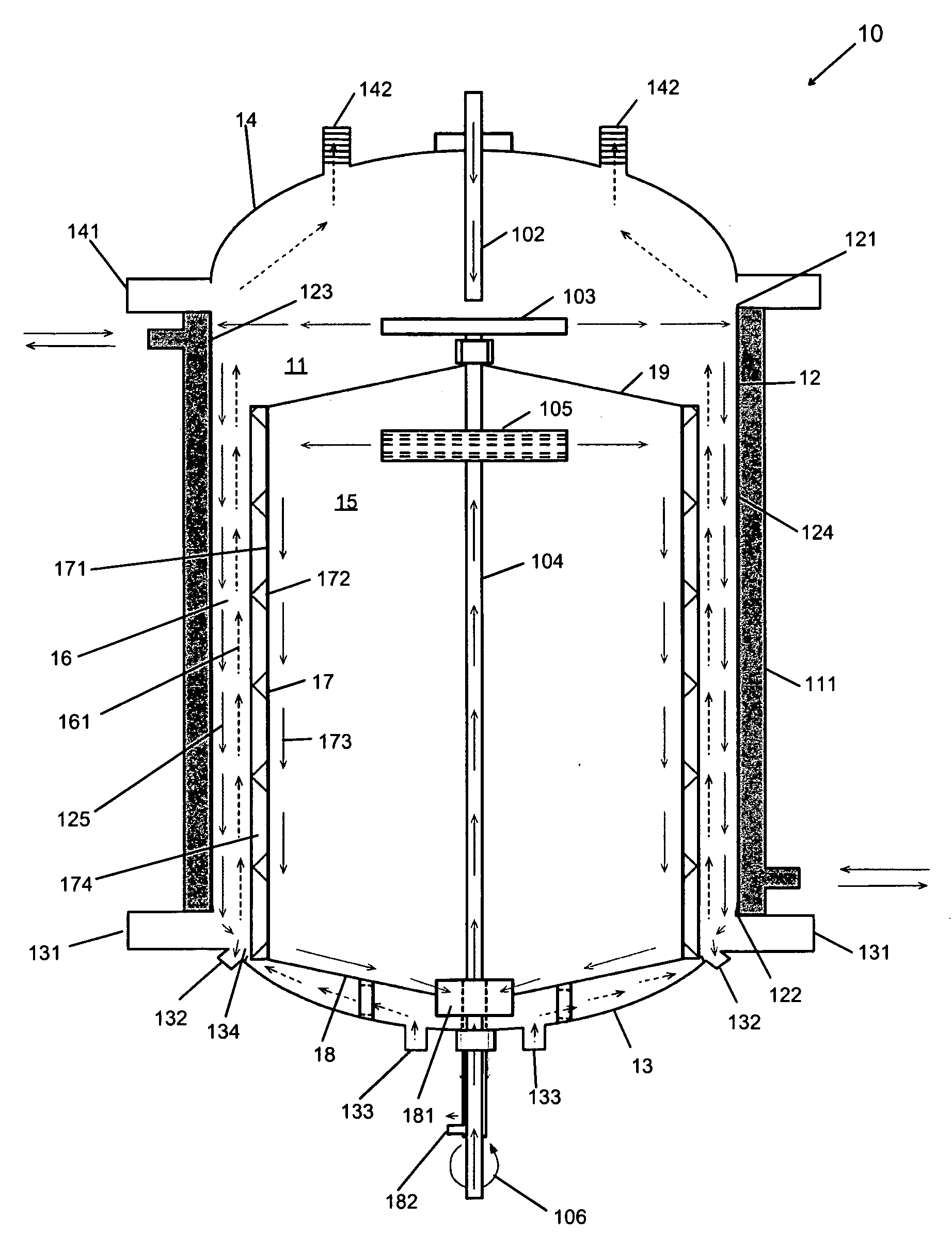 Continuous Processing Reactors and Methods of Using Same