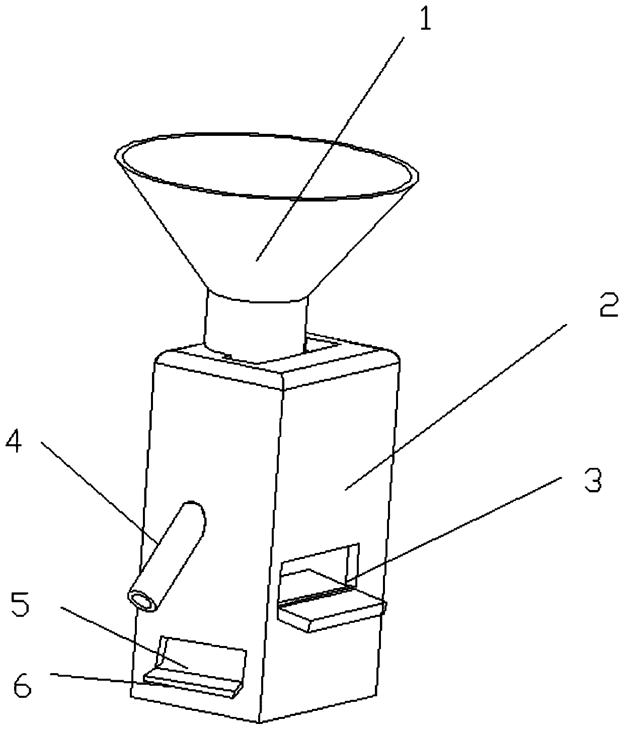 Energy-saving corn threshing machine