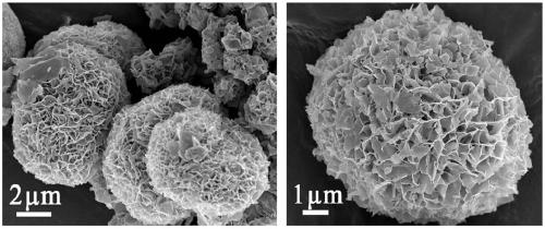 Preparation method for tin-doped indium sulfide flower-like nano material and application of nano material in photocatalytic reduction