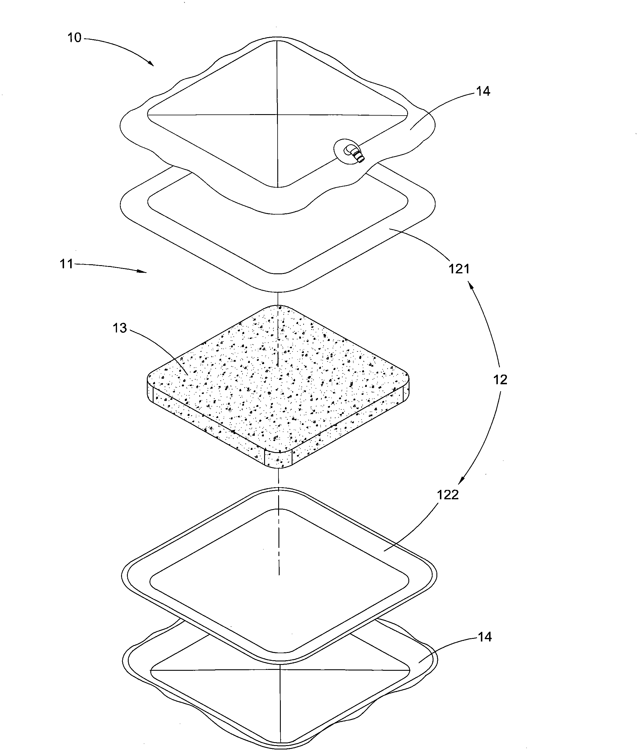 Self-aeration bumper pad