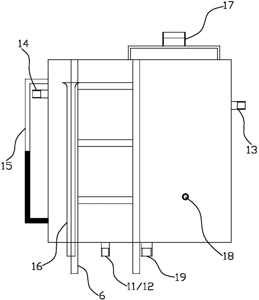 Snow making system for performance test device for freezing and refrigerating cabinet