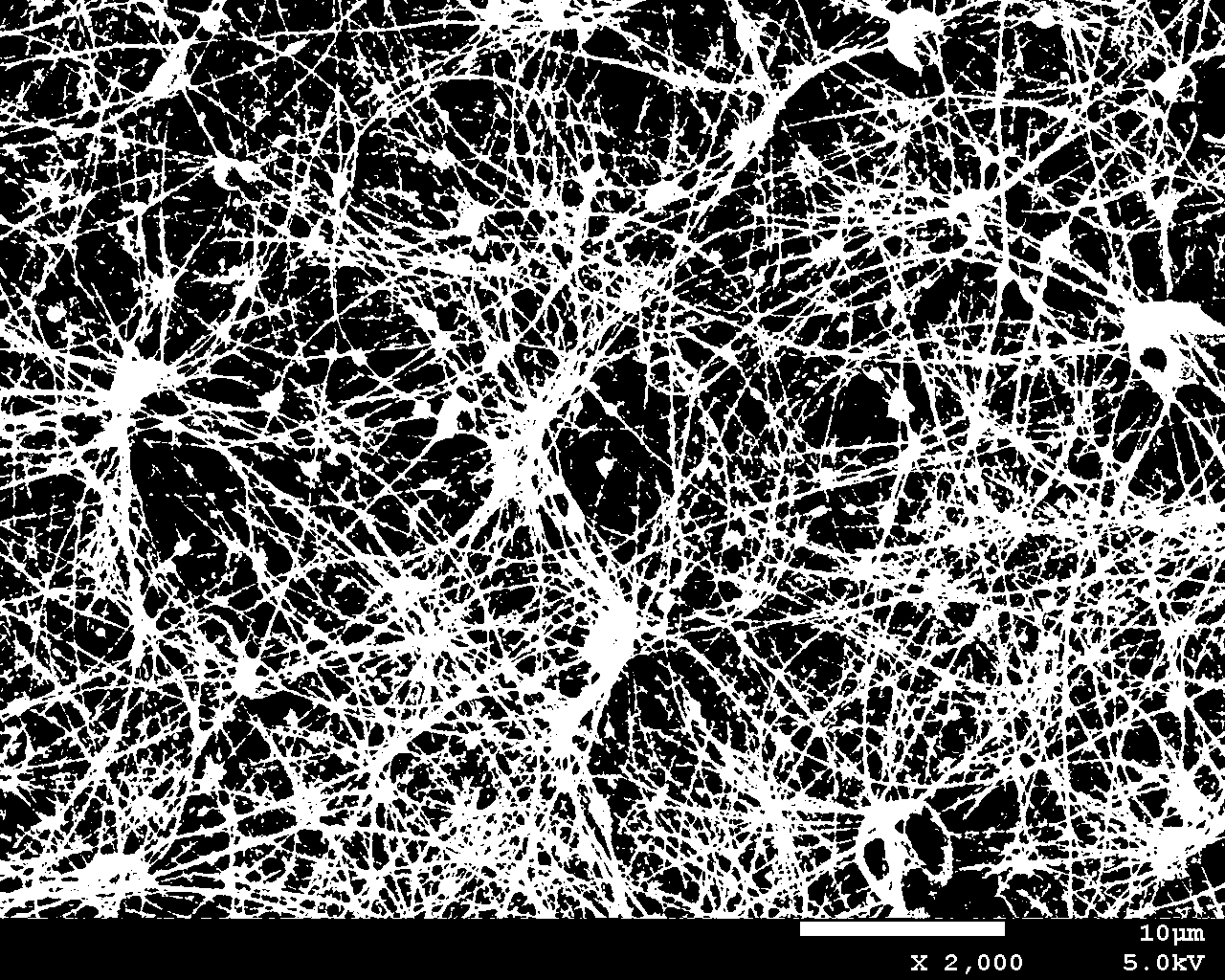 Collagen/chitosan micro-nano fiber composite hemostatic membrane material and preparation method thereof