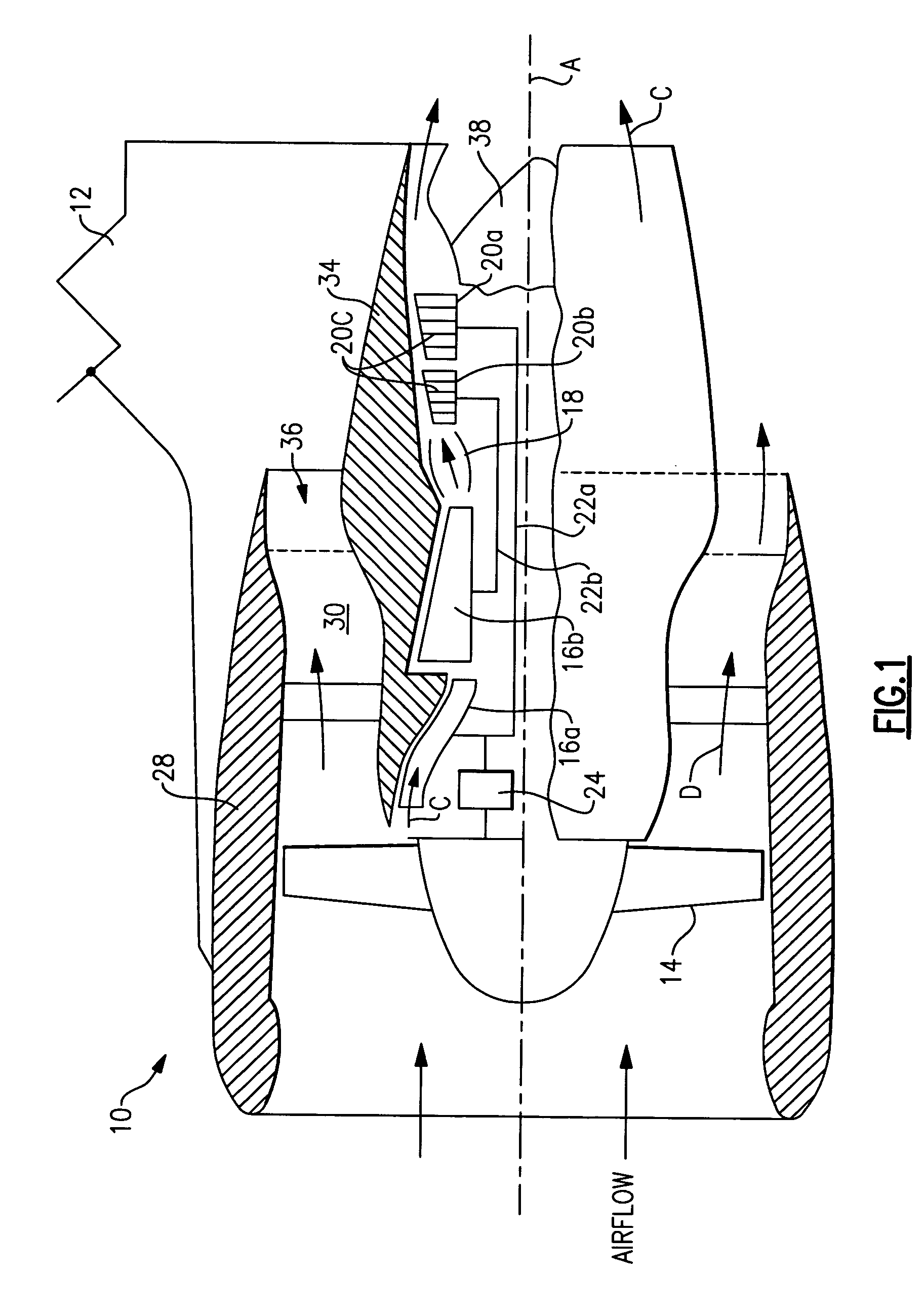 Refractory metal core main body trench