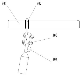 Power transmission line strain insulator string state monitoring system and monitoring device thereof