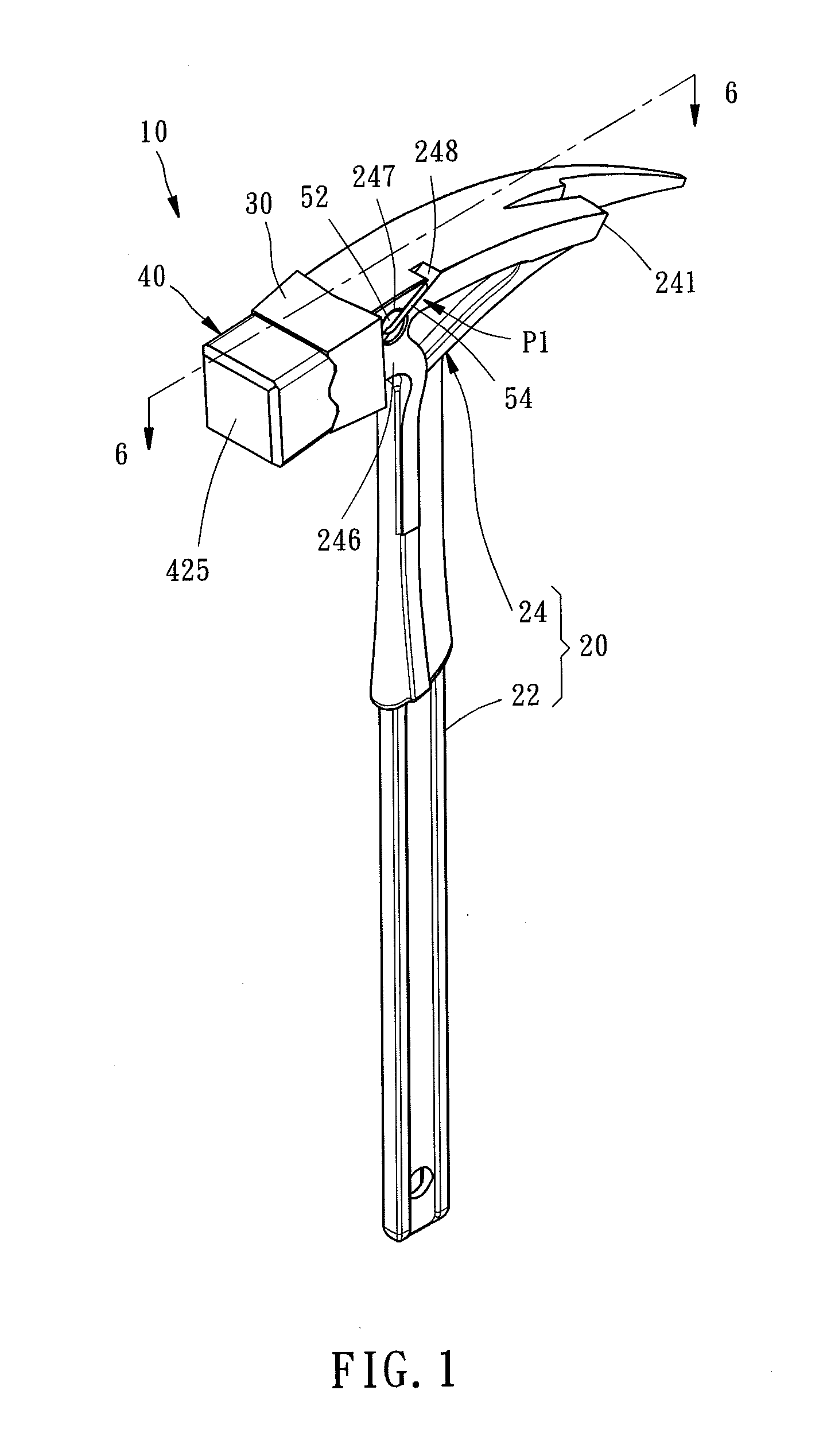 Assembled damping hammer