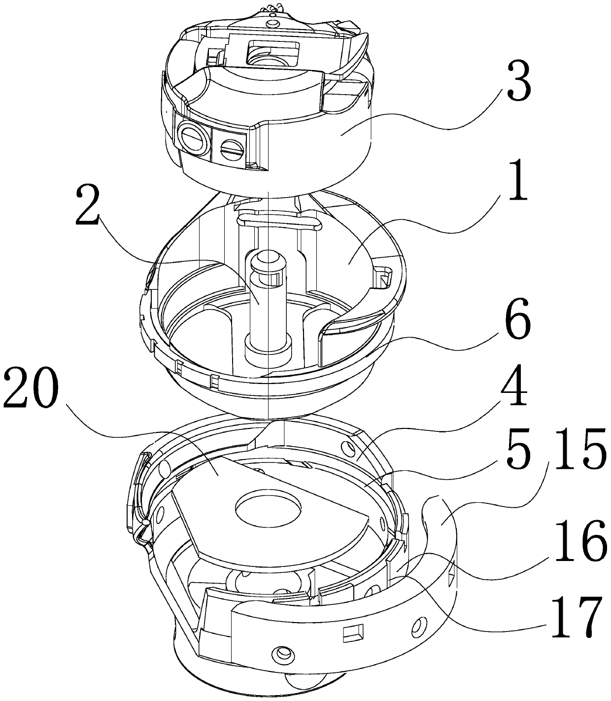 New structure of rotary hook for sewing machine