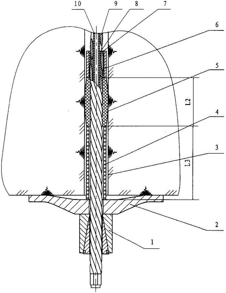 Grouting anchor cable in hole