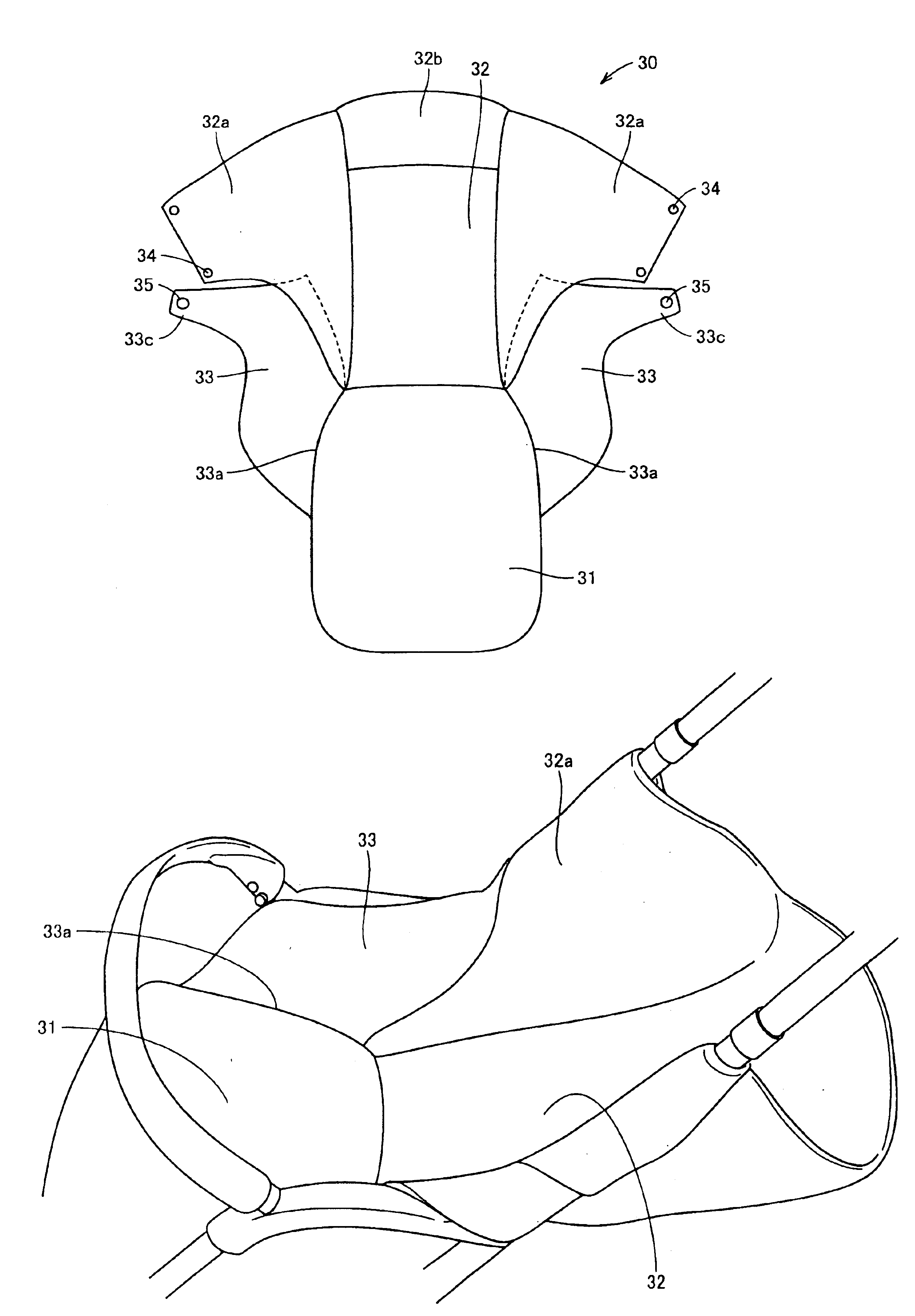 Seat hammock of child-care instrument