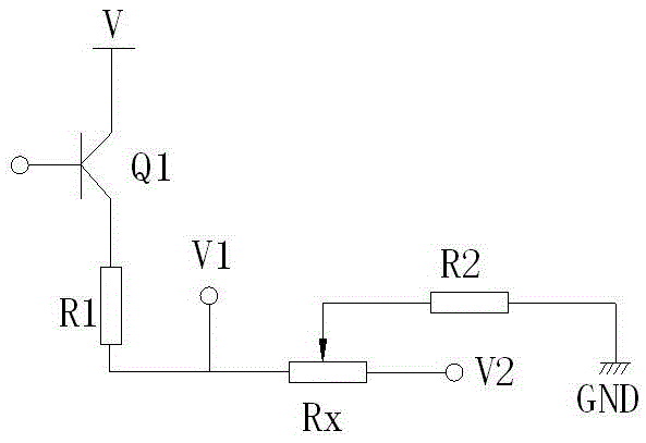 Sampling circuit of automotive fuel gauge and fault diagnosis method thereof