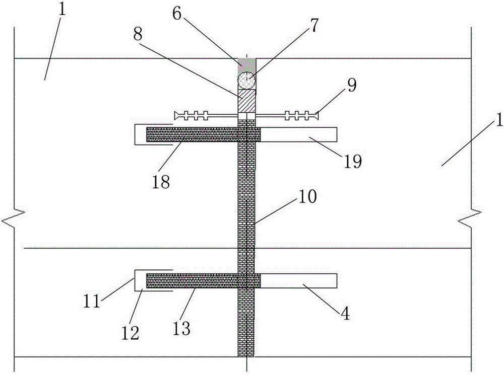 Roadbed concrete bed structure and construction method