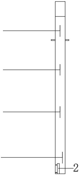 Construction method for reinforcing underground outer wall formwork in complex limited space in a foundation pit