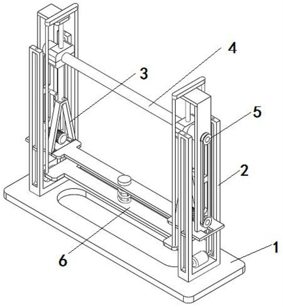 Cloth winding device for textile printing and dyeing