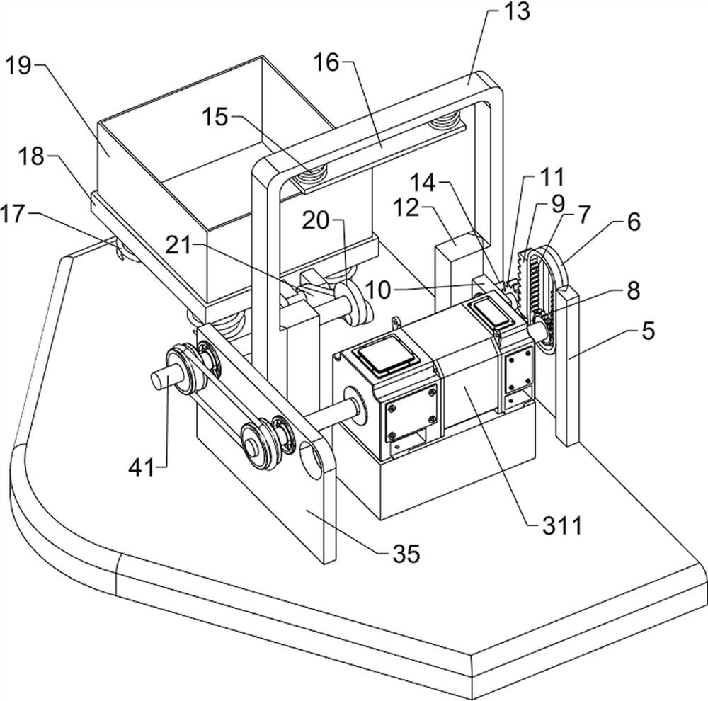 Automatic air-dried fish dicing device