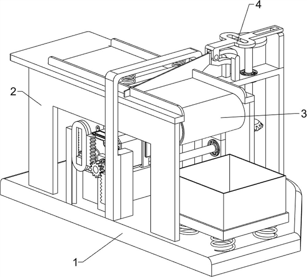 Automatic air-dried fish dicing device