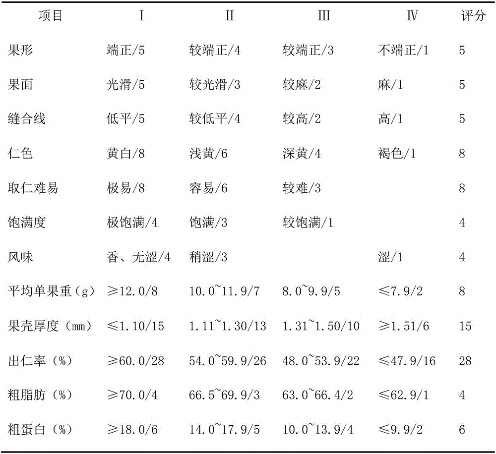 Variety breeding method for high-quality walnut