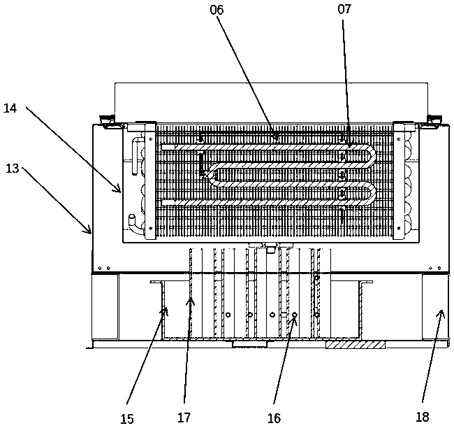 Integral refrigerating unit capable of being used in vending machine