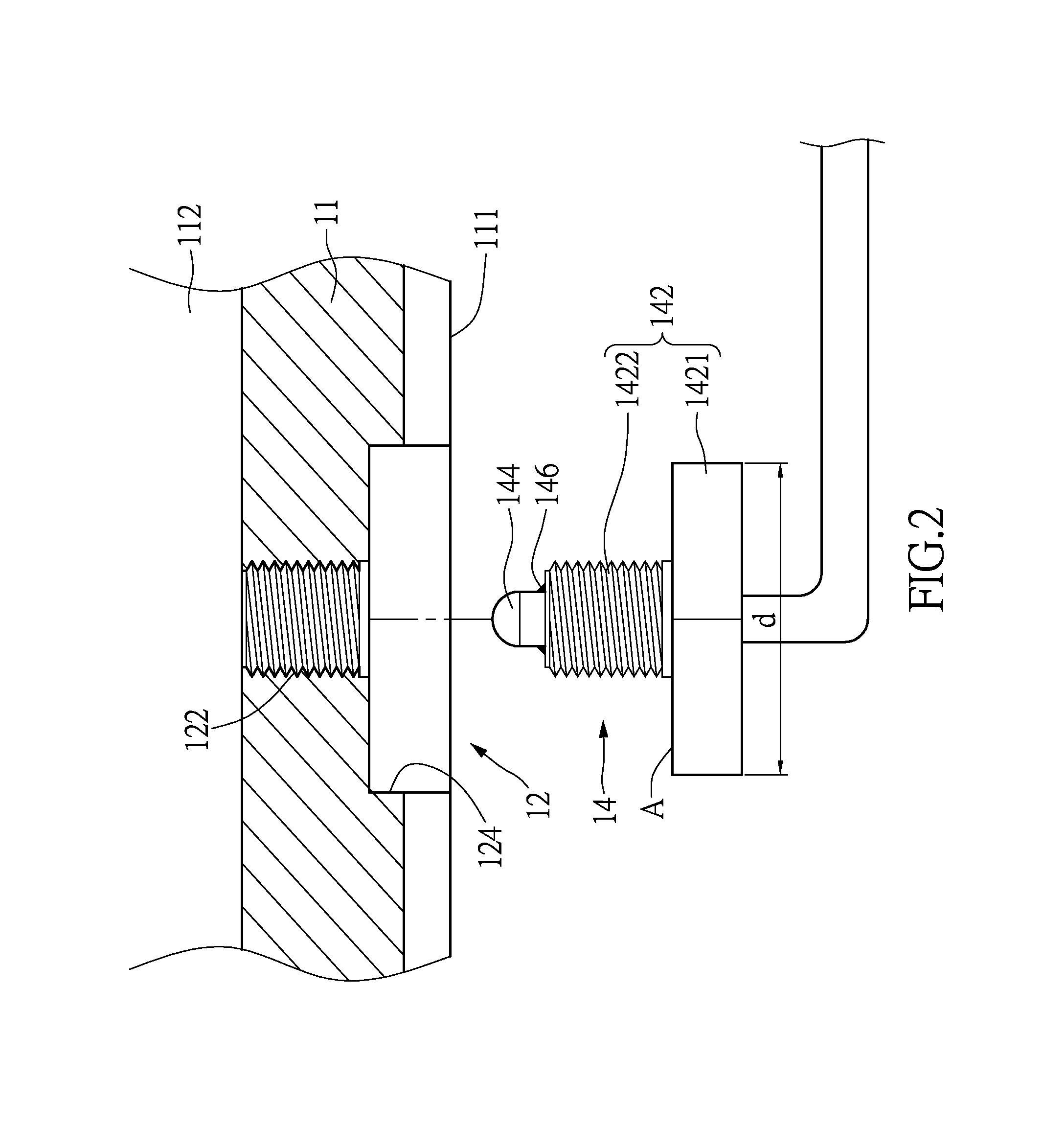 Temperature measurement component embedded hot runner nozzle structure