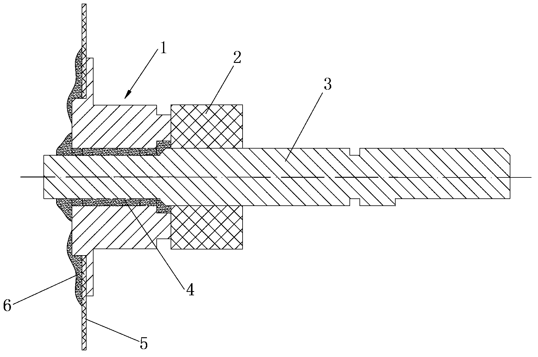 Code disc retaining nut for photoelectric encoder