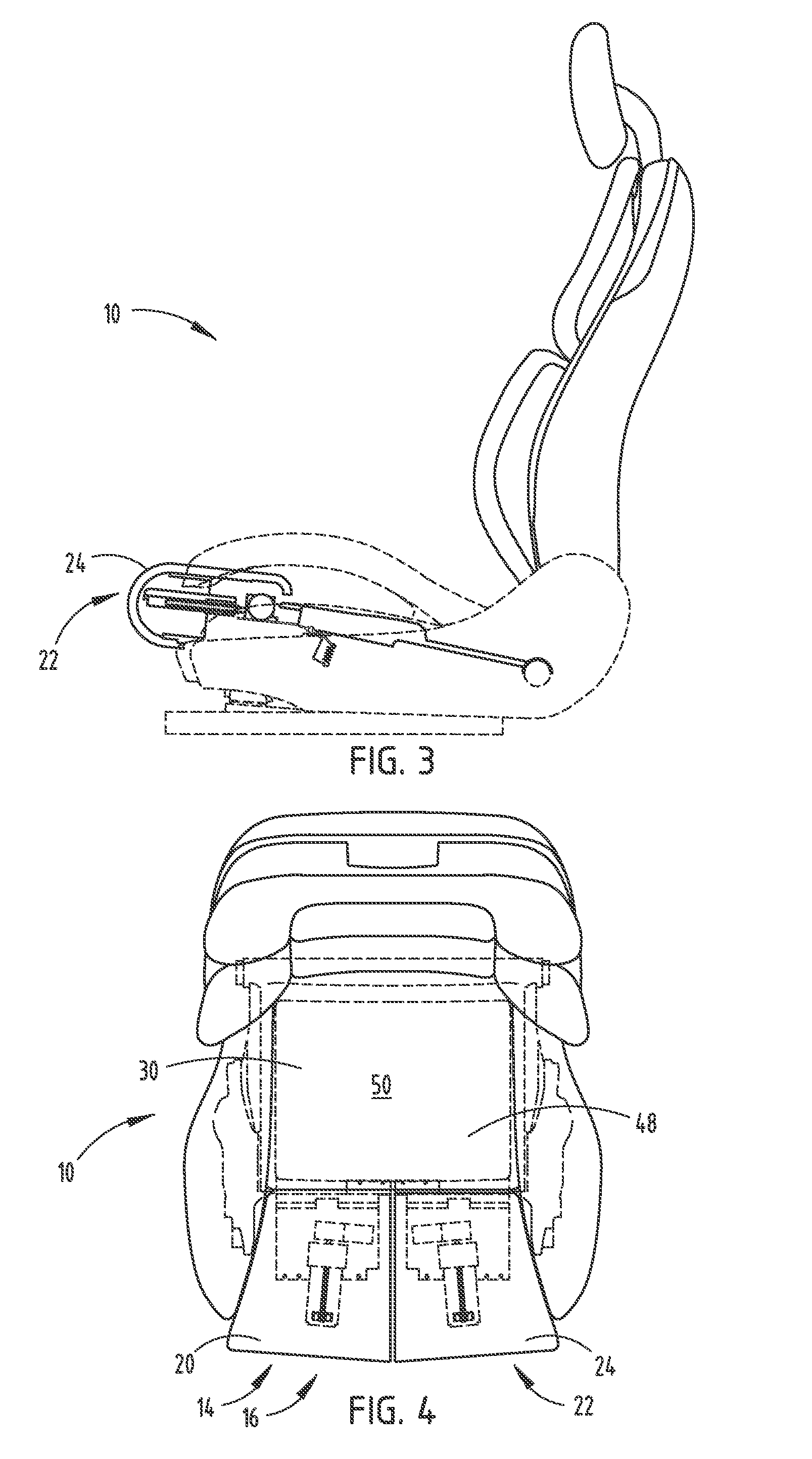 Independent cushion extension and thigh support