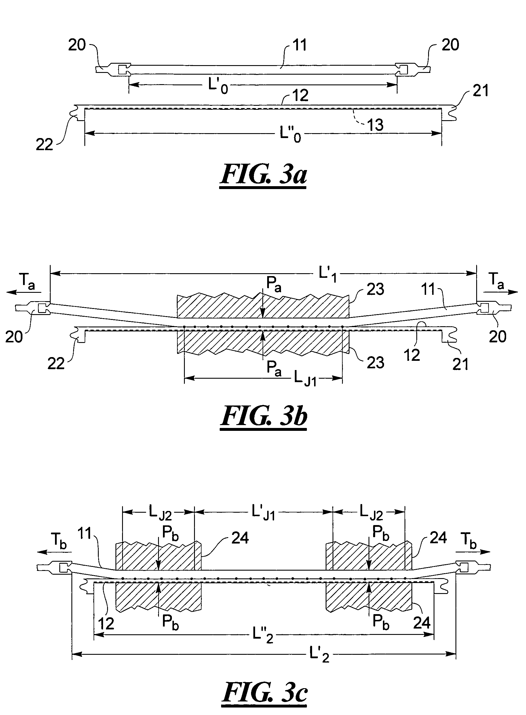 Prestressed tubular belt and method for making