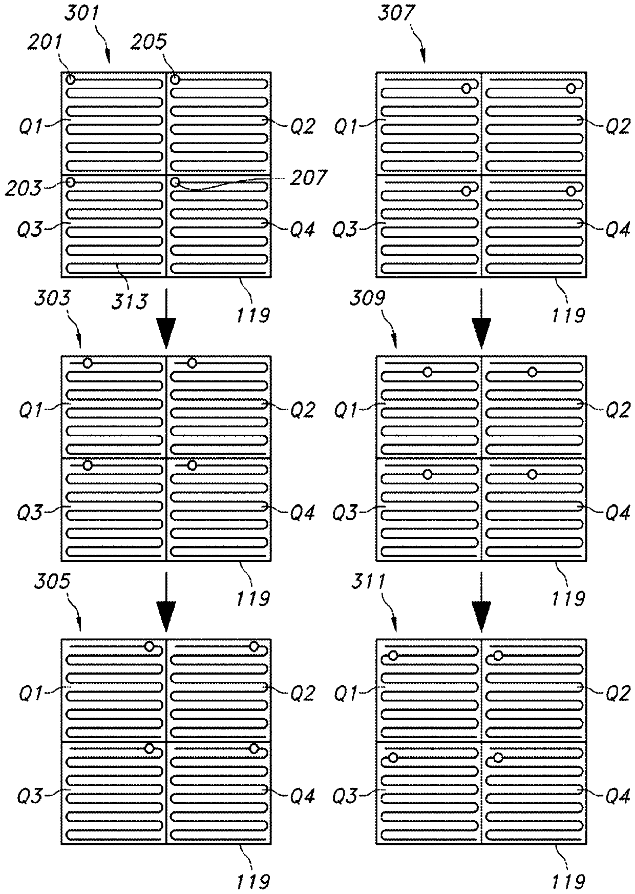 High speed deep tissue imaging system using multiplexed scanned temporal focusing