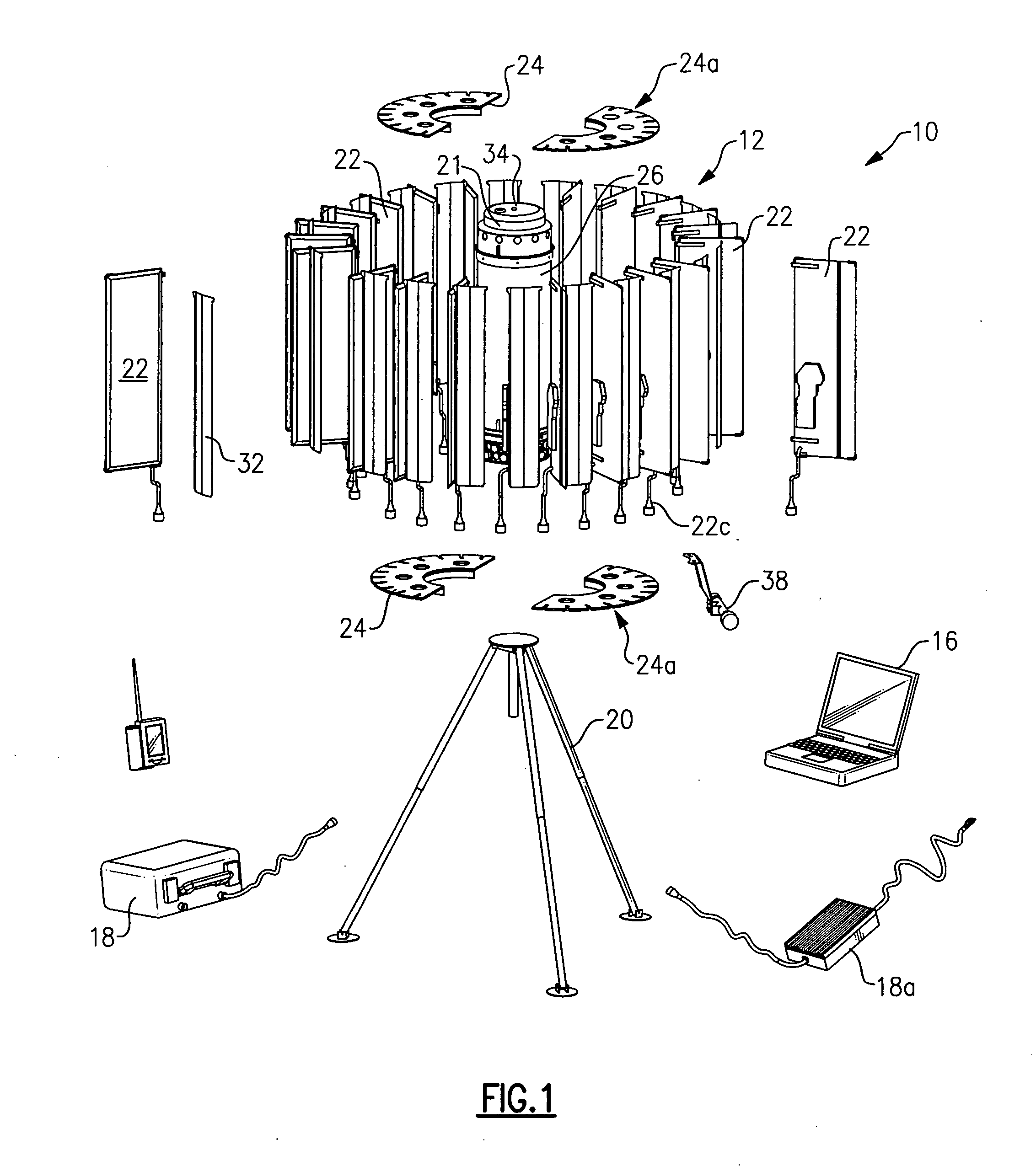 Man-portable counter mortar radar system