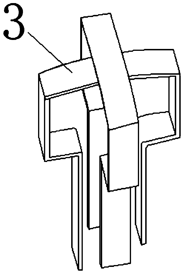 High temperature-resistant surface thermocouple structure