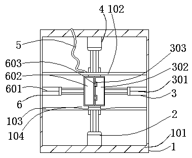 A spraying device for anti-splash of liquid used in spring processing