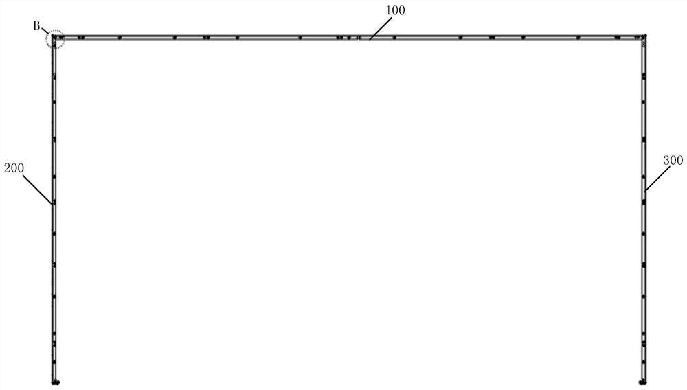 Display module and preparation method thereof, middle frame structure and display device