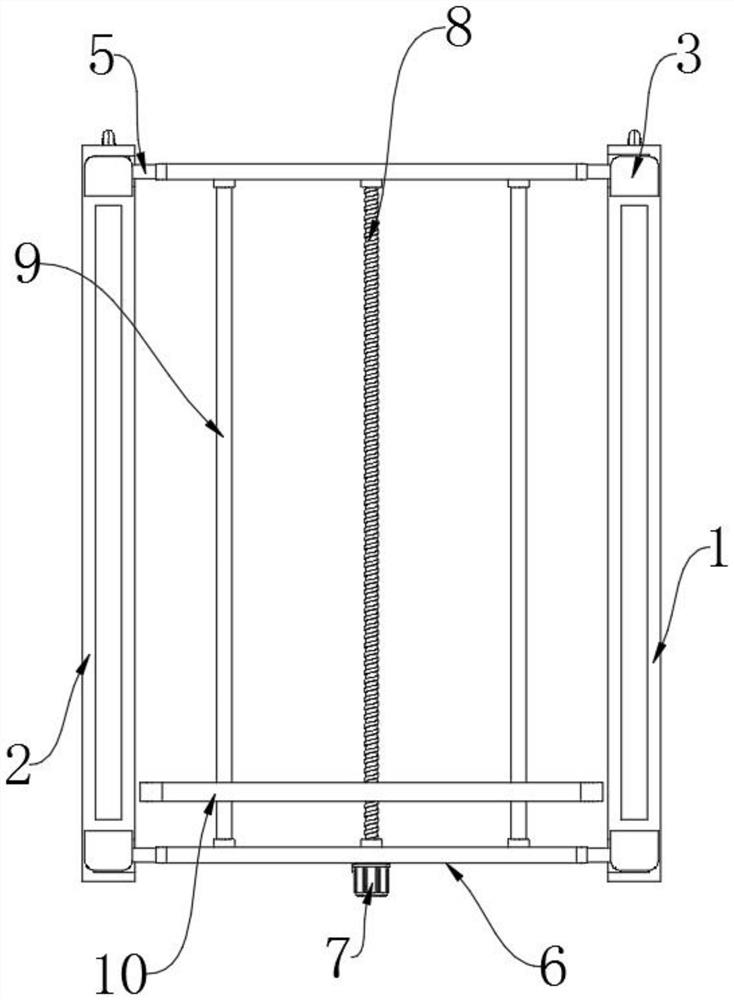 Construction device for building workshop emery floor and using method thereof