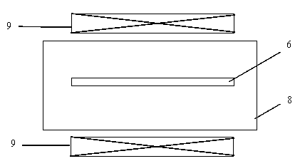 Electroplating production method and device for copper/aluminum composite conducting bar