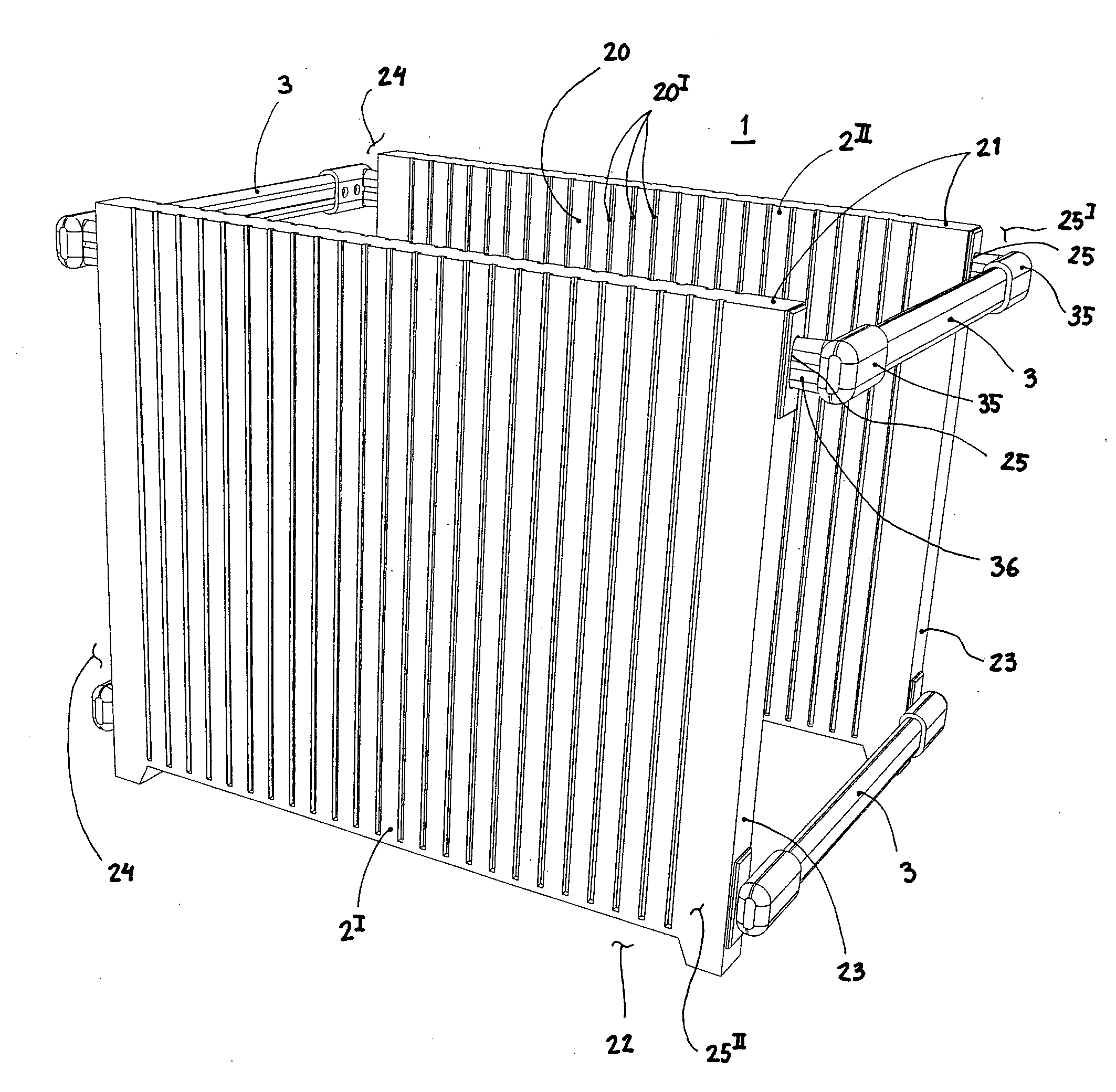 Rack for transport and storage