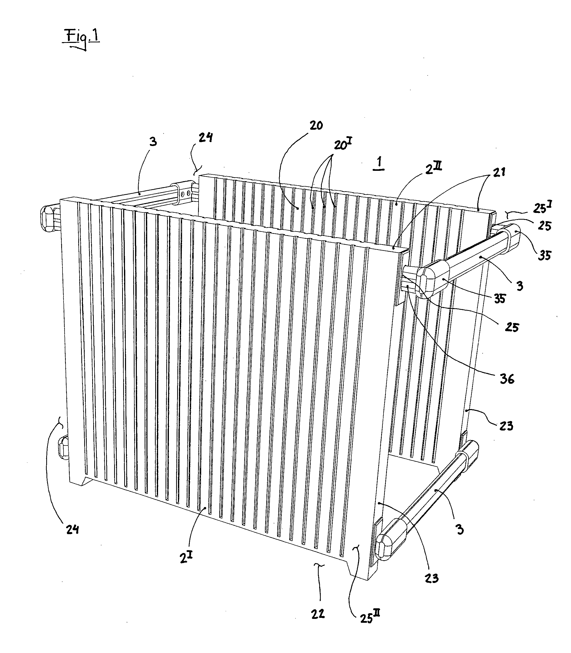 Rack for transport and storage