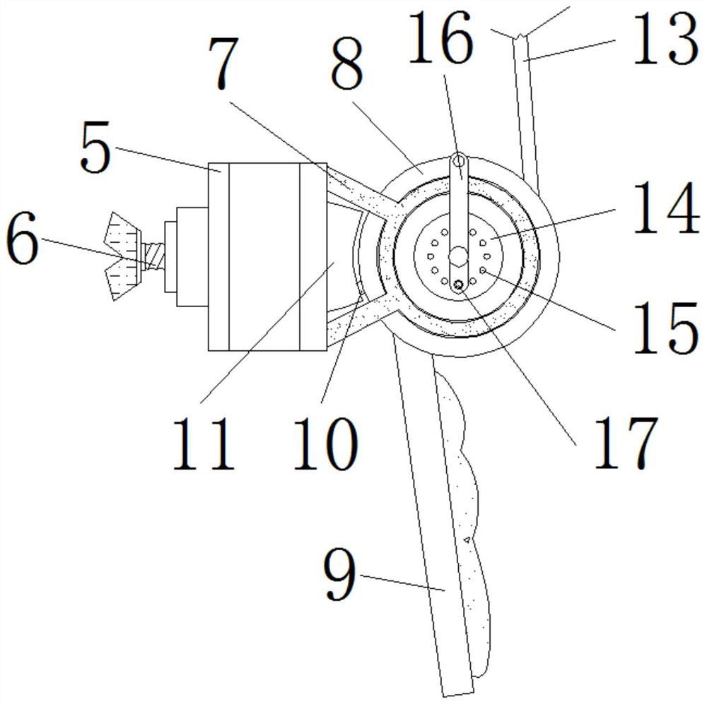 High branch scissors convenient to adjust