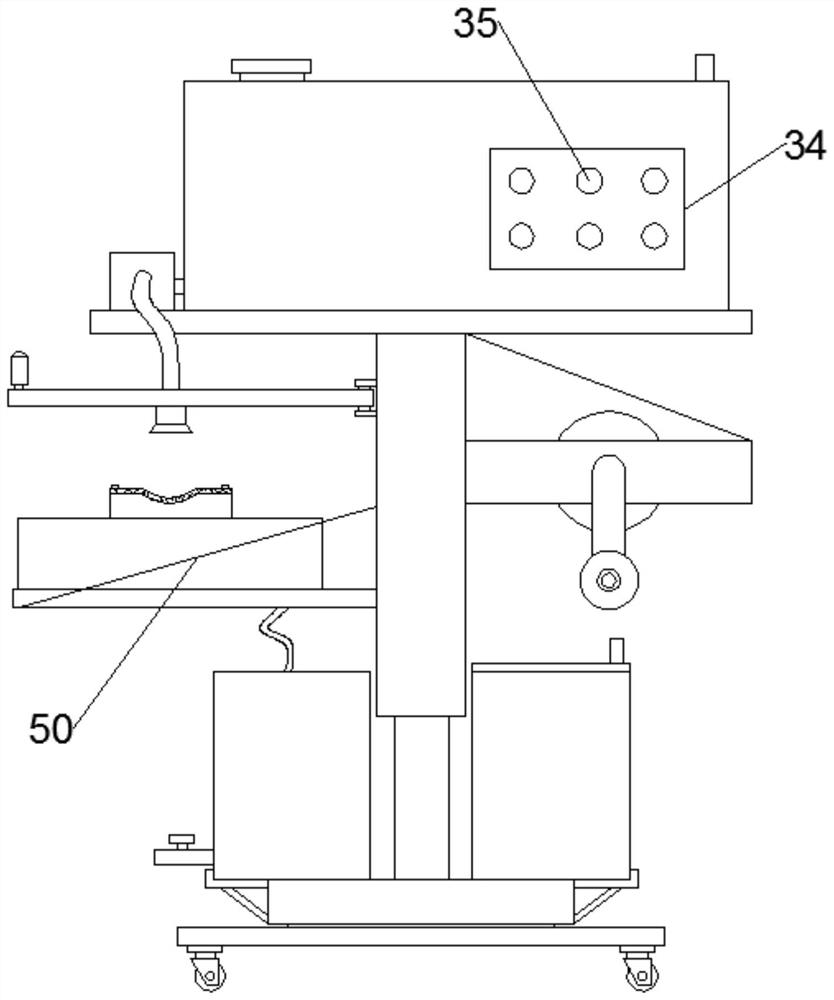 Wound nursing device for infectious disease department