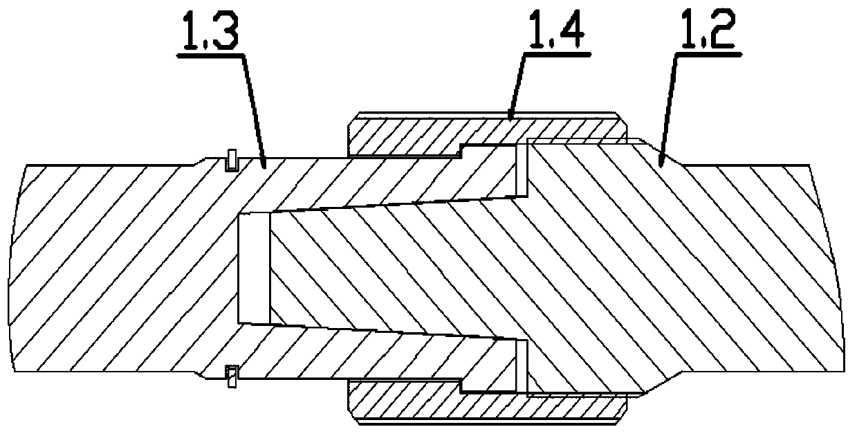 Easy-to-disassemble drill rod and drill rod automatic assembling and disassembling equipment applied to same