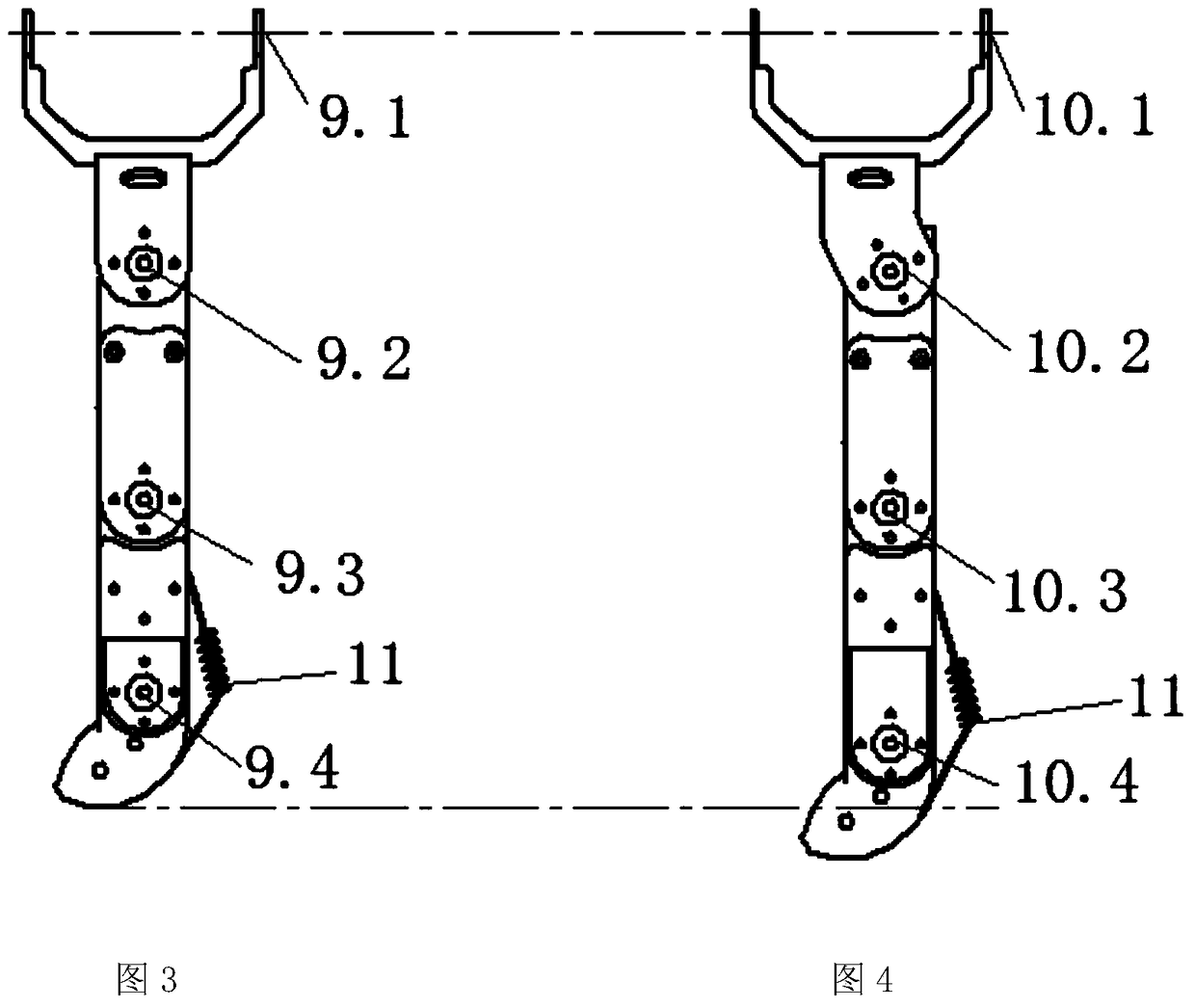 Electric-driven bionic quadruped robot with environment perception ability and control method