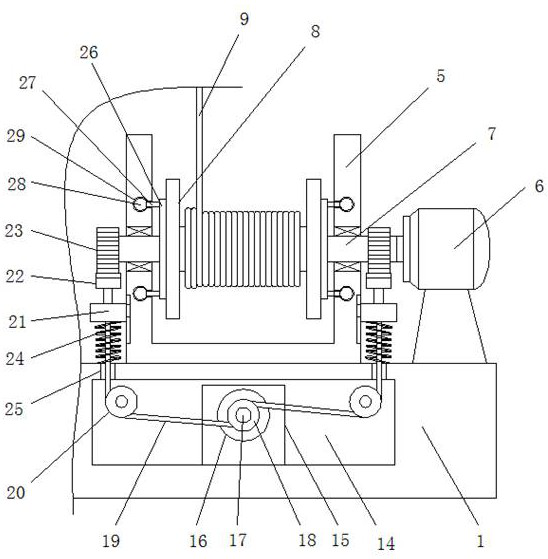 Hanging basket equipment for constructional engineering